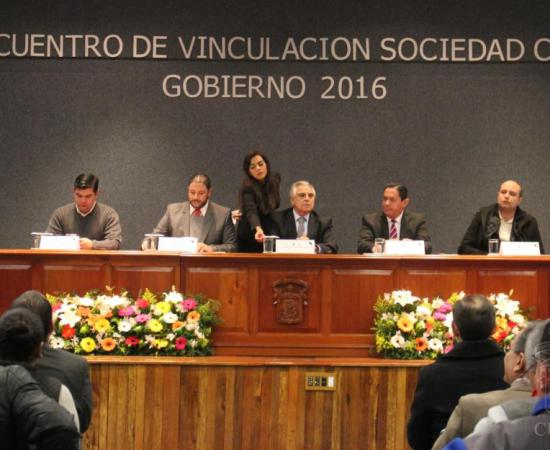 Encuentro de vinculación sociedad civíl y gobierno